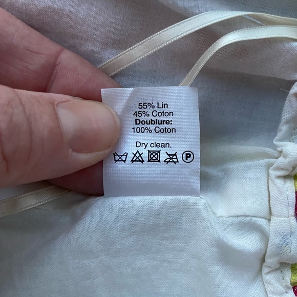 J. CREW • Linen Multicolor Striped Knit Skirt size 8 - Picture 7 of 16